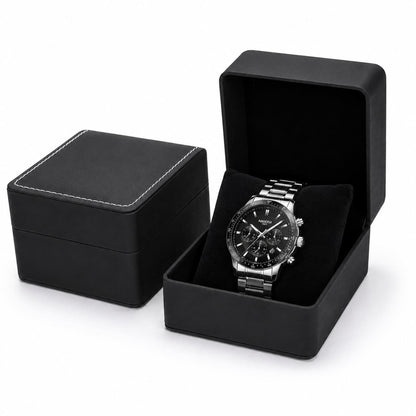 Mr Olevs premium watch box, padded storage case for watches — view 1