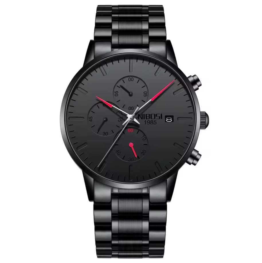 Mr Olevs Prestige men's quartz watch, stainless steel strap — view 7