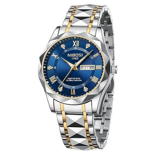 Mr Olevs Arkos men's quartz watch, 40mm case, stainless steel strap — view 13