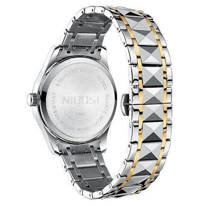 Mr Olevs Arkos men's quartz watch, 40mm case, stainless steel strap — view 6
