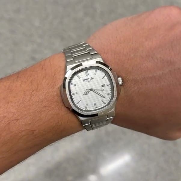 Mr Olevs Astronaut men's quartz watch, 41mm case, stainless steel strap — view 18