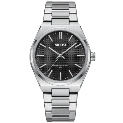 Mr Olevs Maestro men's quartz watch, stainless steel strap — view 1