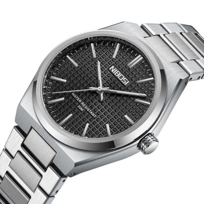Mr Olevs Maestro men's quartz watch, stainless steel strap — view 2