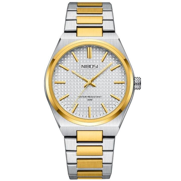 Mr Olevs Maestro men's quartz watch, stainless steel strap — view 10