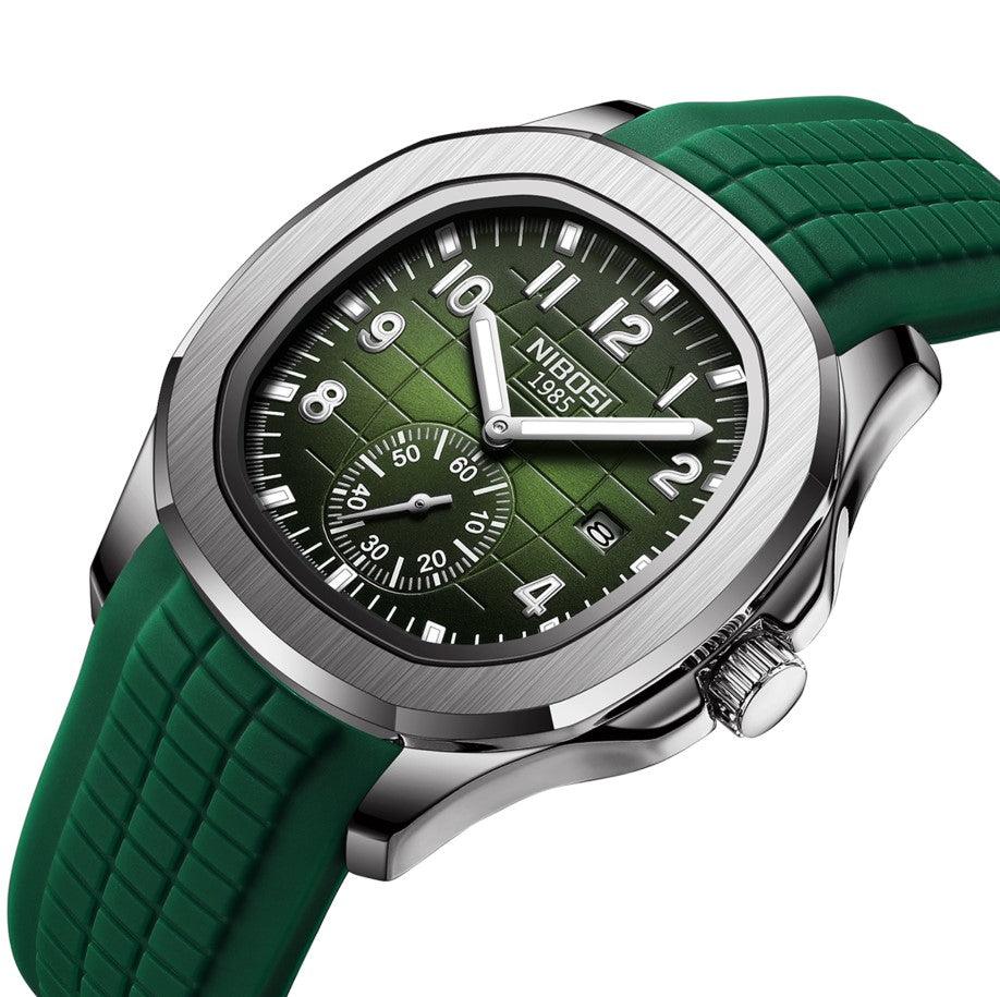 Mr Olevs Nemesis men's quartz watch, 42mm case, silicone strap — view 6