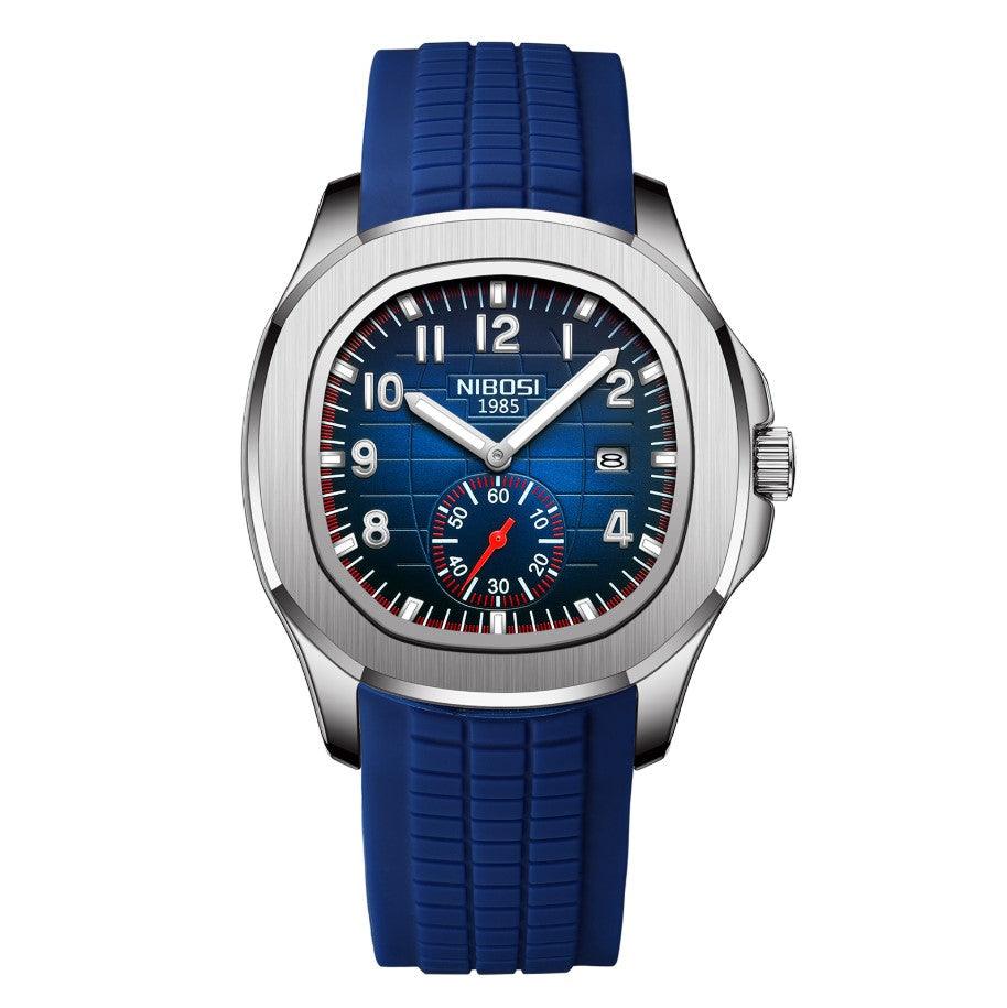 Mr Olevs Nemesis men's quartz watch, 42mm case, silicone strap — view 17