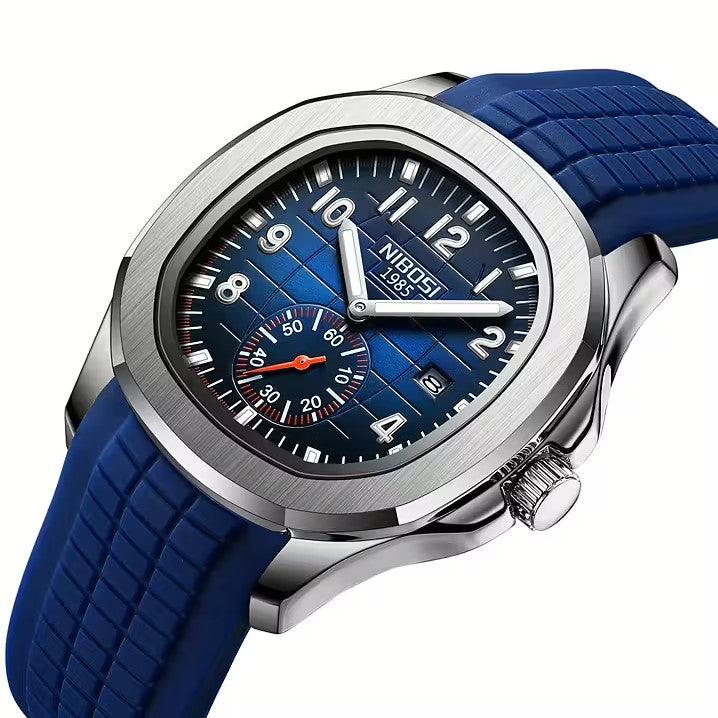 Mr Olevs Nemesis men's quartz watch, 42mm case, silicone strap — view 18