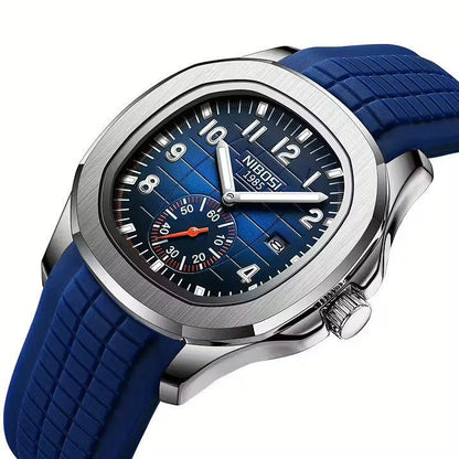 Mr Olevs Nemesis men's quartz watch, 42mm case, silicone strap — view 18