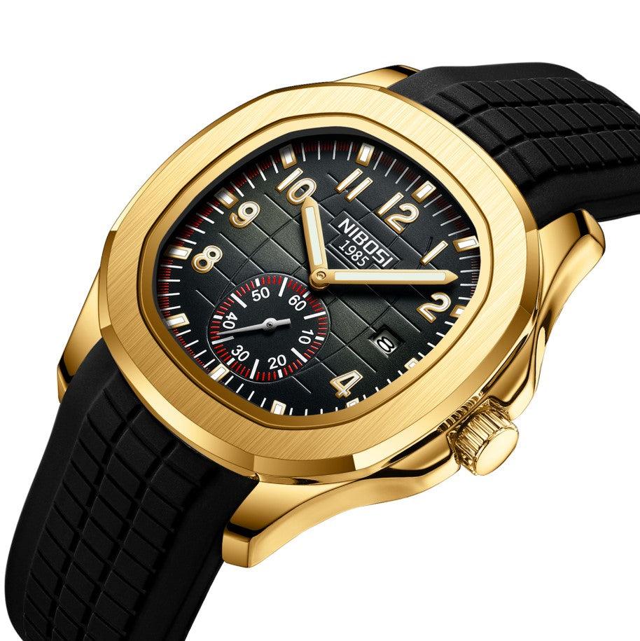 Mr Olevs Nemesis men's quartz watch, 42mm case, silicone strap — view 15