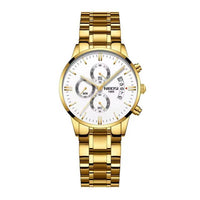 Gold and White