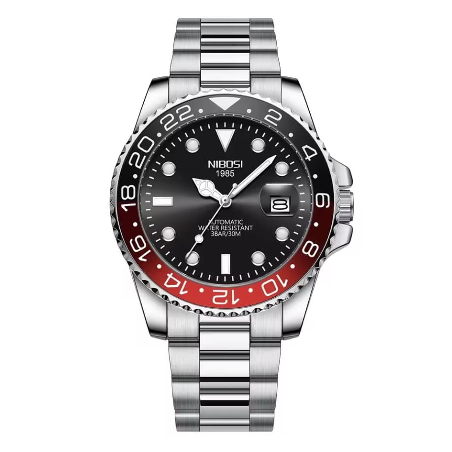 Mr Olevs Majestic men's automatic watch, 41mm case, stainless steel strap — view 9