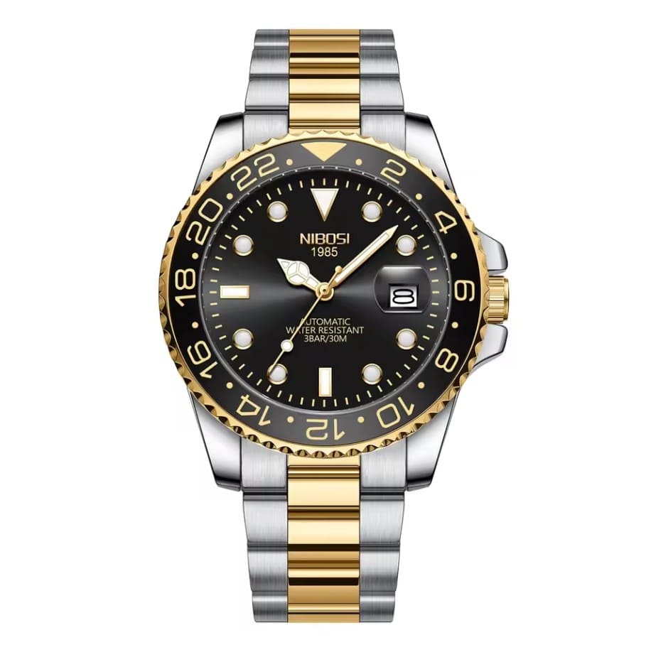 Mr Olevs Majestic men's automatic watch, 41mm case, stainless steel strap — view 7