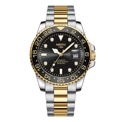 Mr Olevs Majestic men's automatic watch, 41mm case, stainless steel strap — view 7