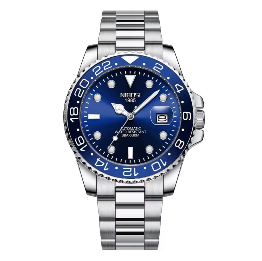 Mr Olevs Majestic men's automatic watch, 41mm case, stainless steel strap — view 8