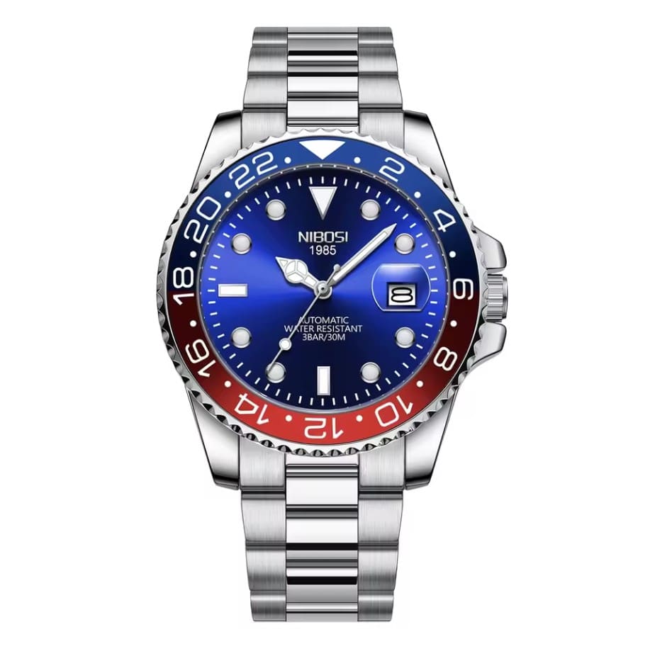 Mr Olevs Majestic men's automatic watch, 41mm case, stainless steel strap — view 11