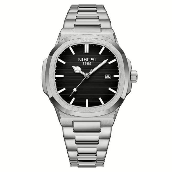 Mr Olevs Astronaut men's quartz watch, 41mm case, stainless steel strap — view 1