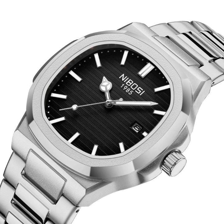 Mr Olevs Astronaut men's quartz watch, 41mm case, stainless steel strap — view 2