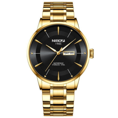 Mr Olevs Signature men's quartz watch, 42mm case, stainless steel strap — view 10