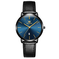 Black with Blue