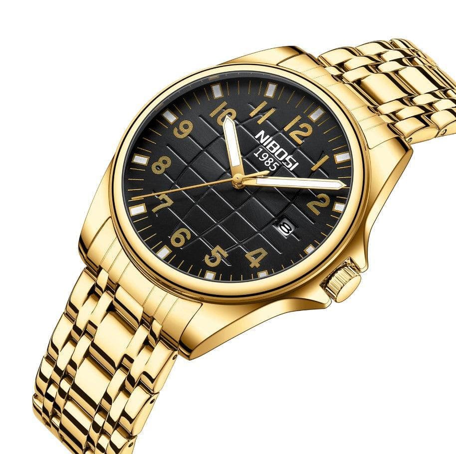 Mr Olevs Horizont men's quartz watch, 41mm case, stainless steel strap — view 5