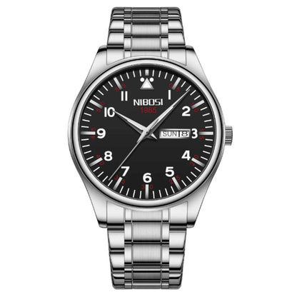 Mr Olevs Syncro men's quartz watch, stainless steel strap — view 1