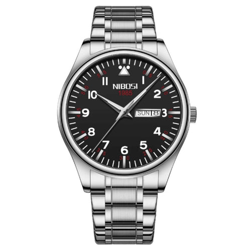 Mr Olevs Syncro men's quartz watch, stainless steel strap — view 1