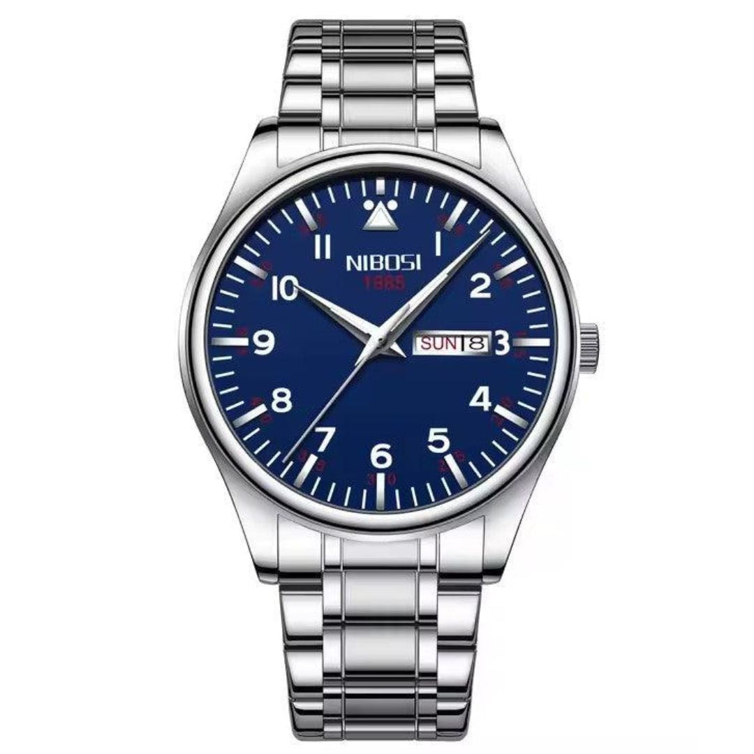 Mr Olevs Syncro men's quartz watch, stainless steel strap — view 9