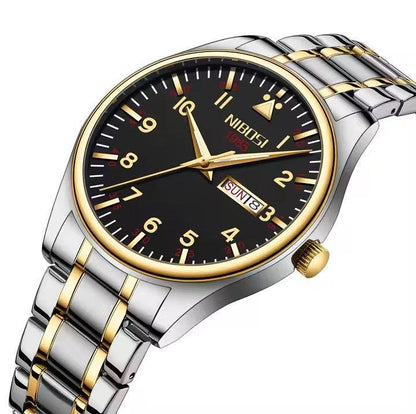 Mr Olevs Syncro men's quartz watch, stainless steel strap — view 8