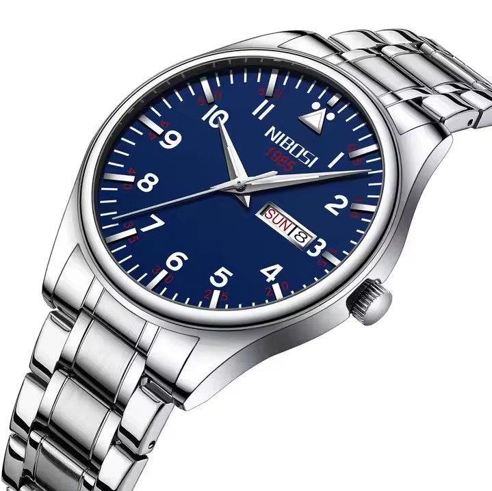 Mr Olevs Syncro men's quartz watch, stainless steel strap — view 10