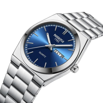 Mr Olevs Ardenne men's quartz watch, 41mm case, stainless steel strap — view 11