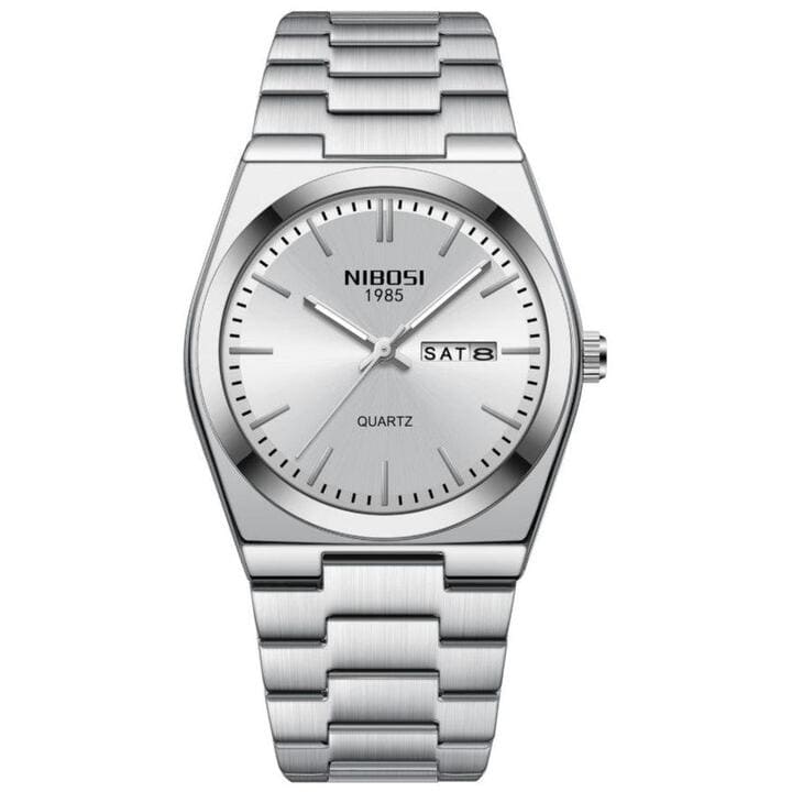 Mr Olevs Ardenne men's quartz watch, 41mm case, stainless steel strap — view 1