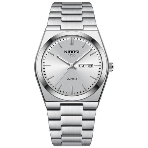 Mr Olevs Ardenne men's quartz watch, 41mm case, stainless steel strap — view 1
