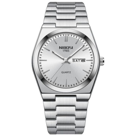 Mr Olevs Ardenne men's quartz watch, 41mm case, stainless steel strap — view 1