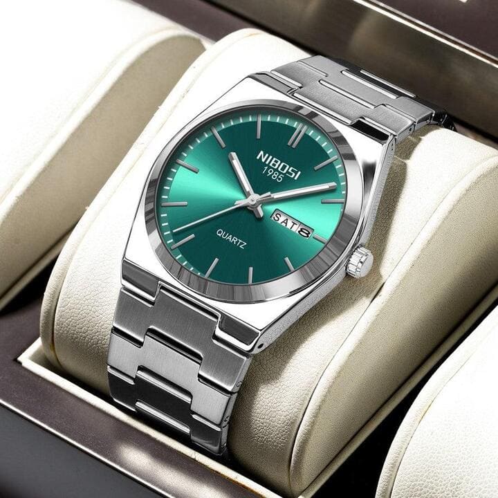 Mr Olevs Ardenne men's quartz watch, 41mm case, stainless steel strap — view 19