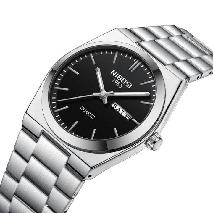 Mr Olevs Ardenne men's quartz watch, 41mm case, stainless steel strap — view 7